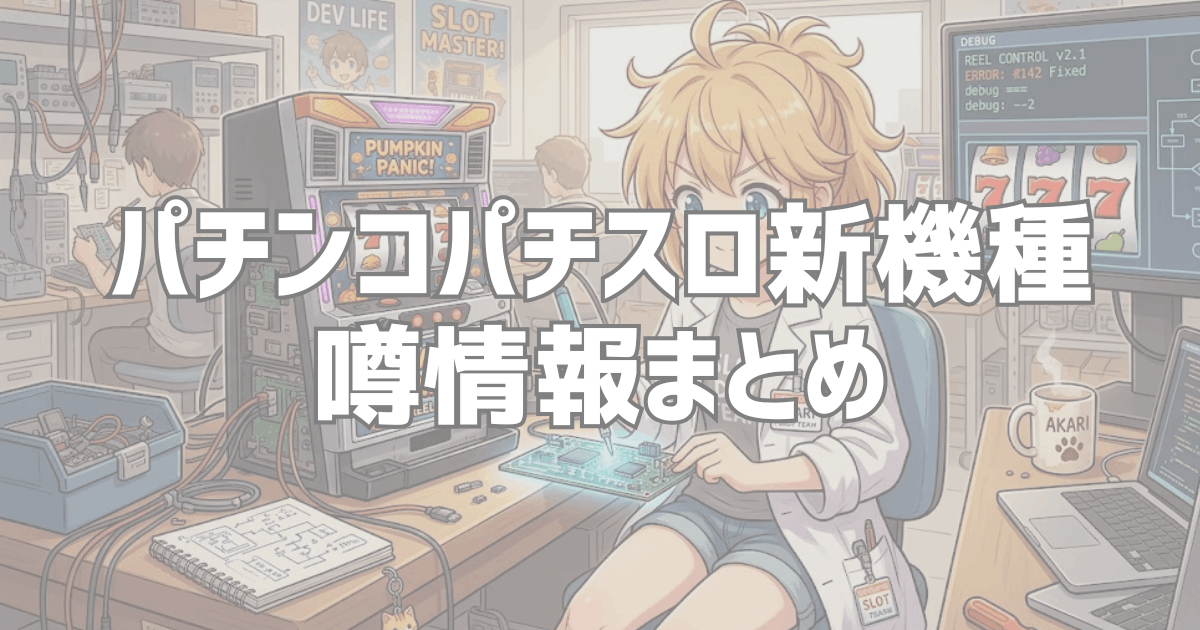 パチンコ・スロット新機種の噂